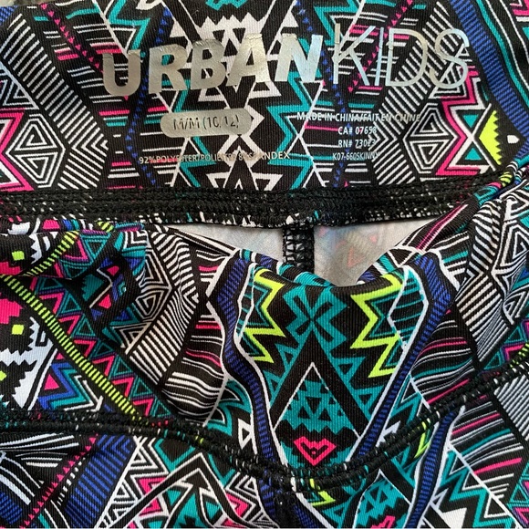 Multicoloured Leggings - Girls 10-12 Years Old - Picture 2 of 2